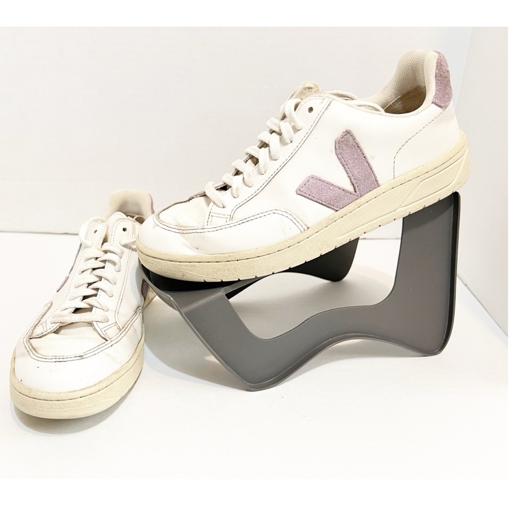 P448 John Leopard-Print Logo Court Sneaker Round Toe Size 38 MSRP $298 Used